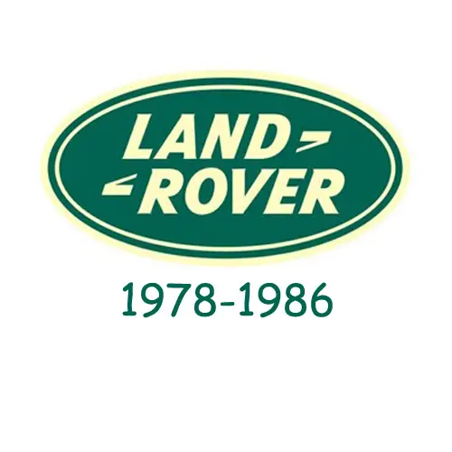 land rover logo 1978-1986