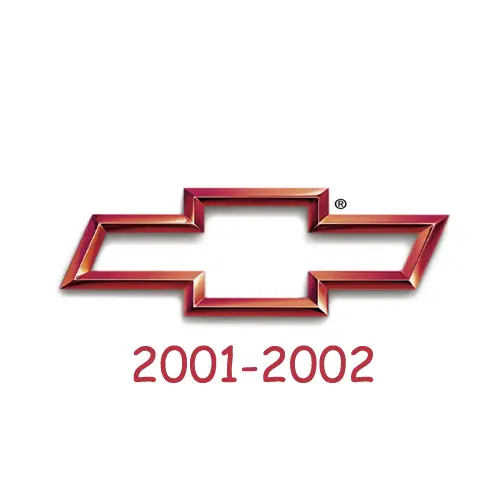 Chevrolet logo 2001-2002