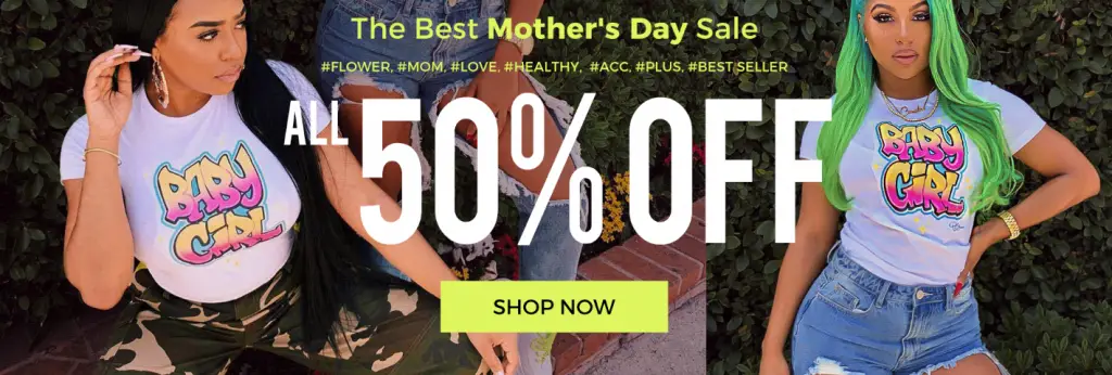 50% Off mother day lovelywholesale
